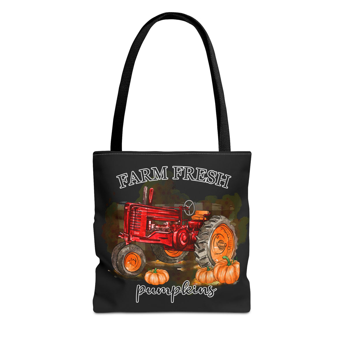 Black Farm Fresh Pumpkin Tote Bag!