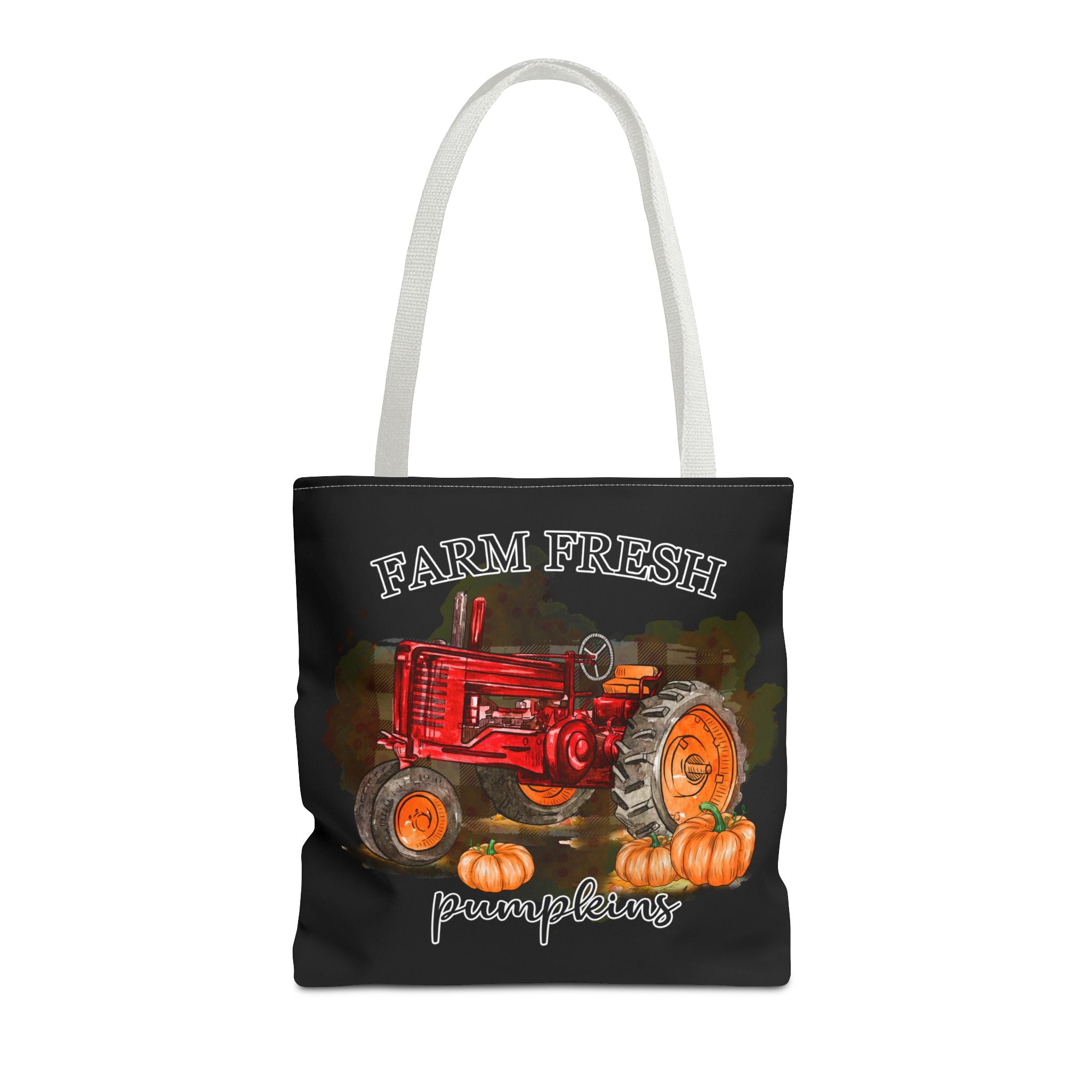 Black Farm Fresh Pumpkin Tote Bag!