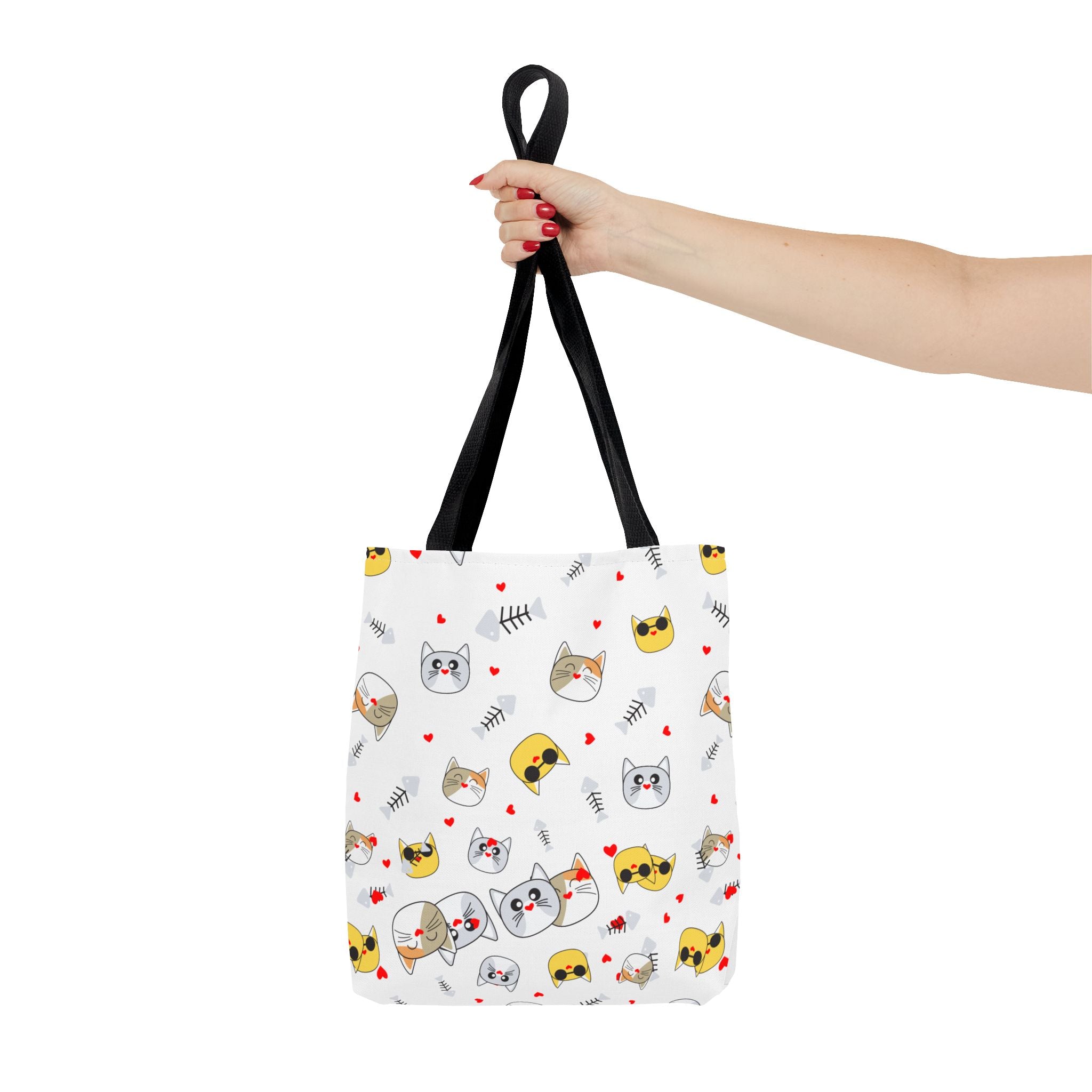 White Cat Tote Bag!