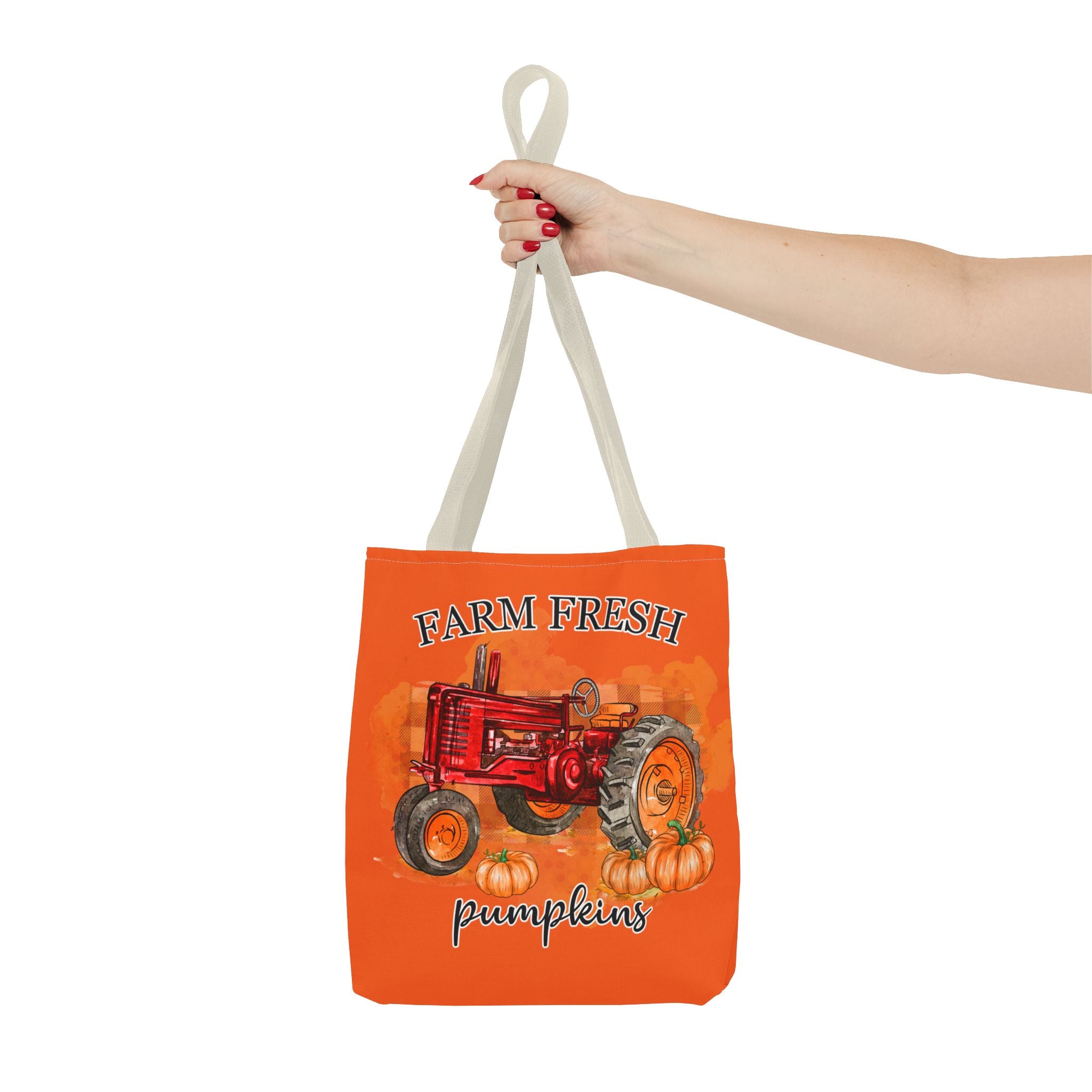 Orange Farm Fresh Pumpkin Tote Bag!