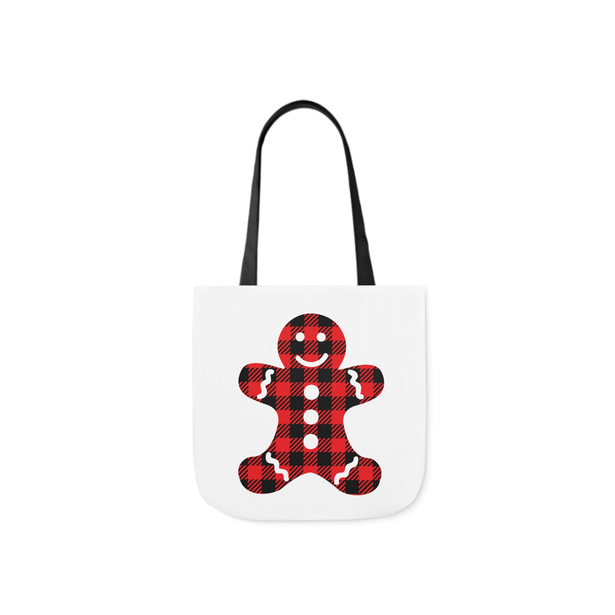 Plaid Gingerbread Christmas Tote Bag!