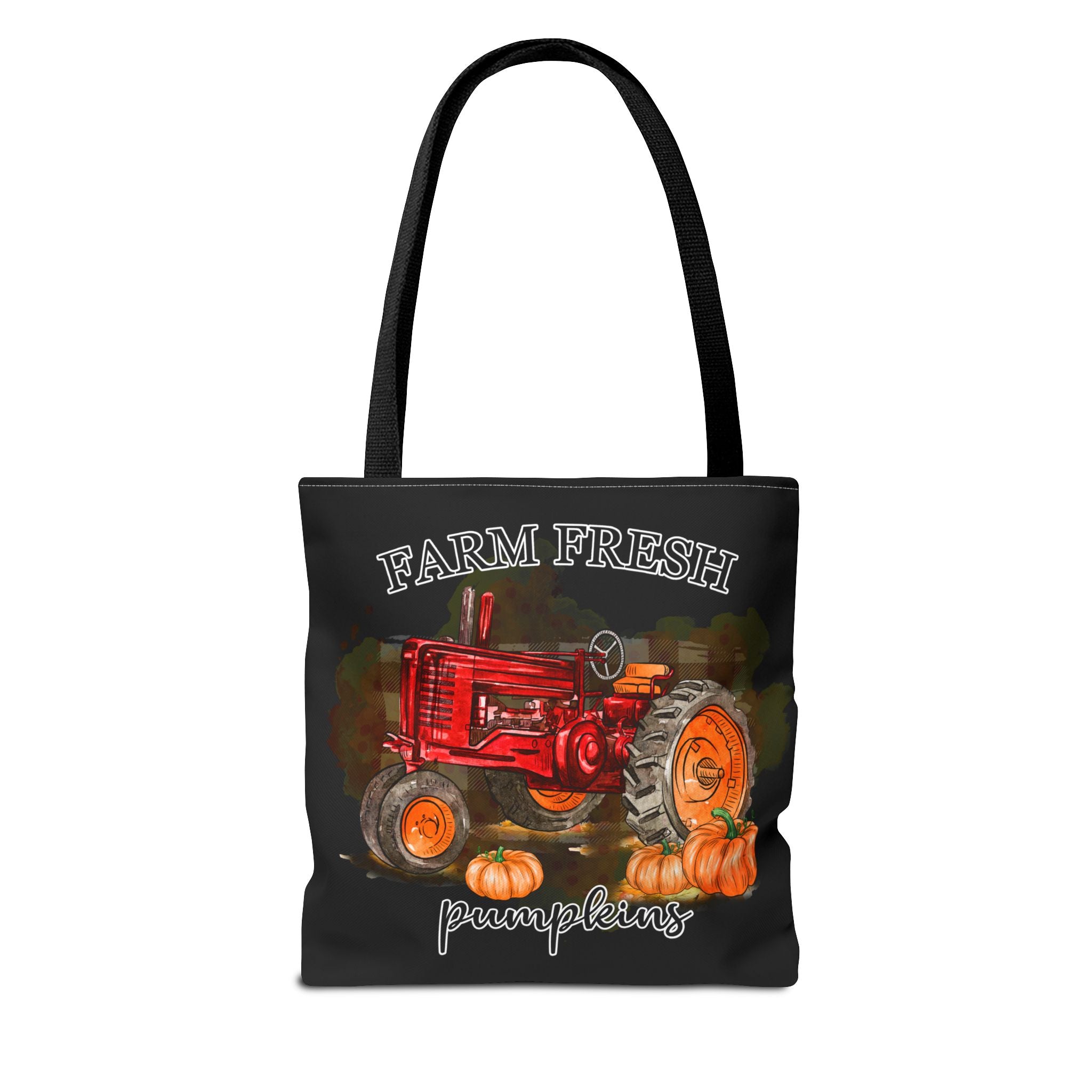 Black Farm Fresh Pumpkin Tote Bag!