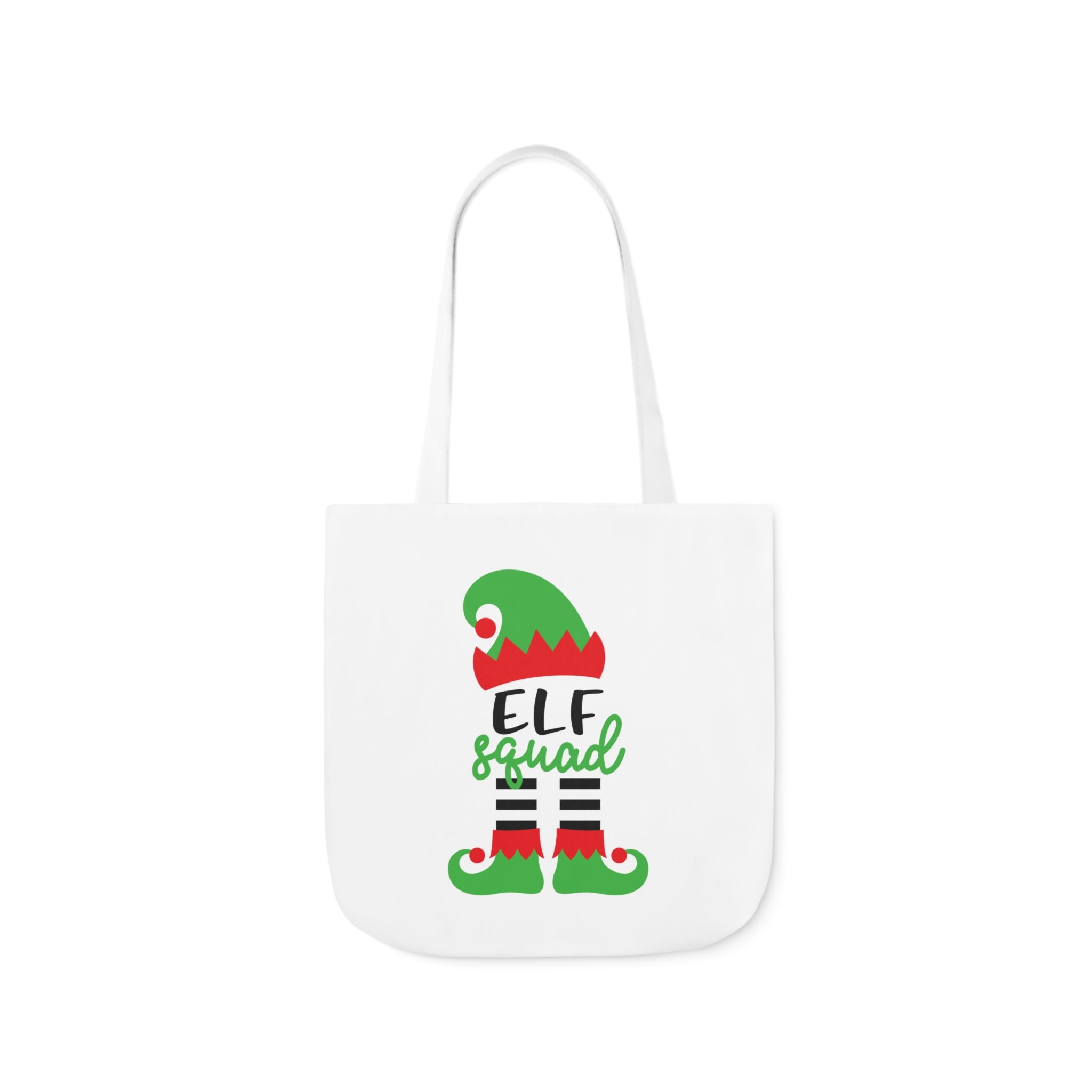 Elf Squad White Canvas Tote Bag!