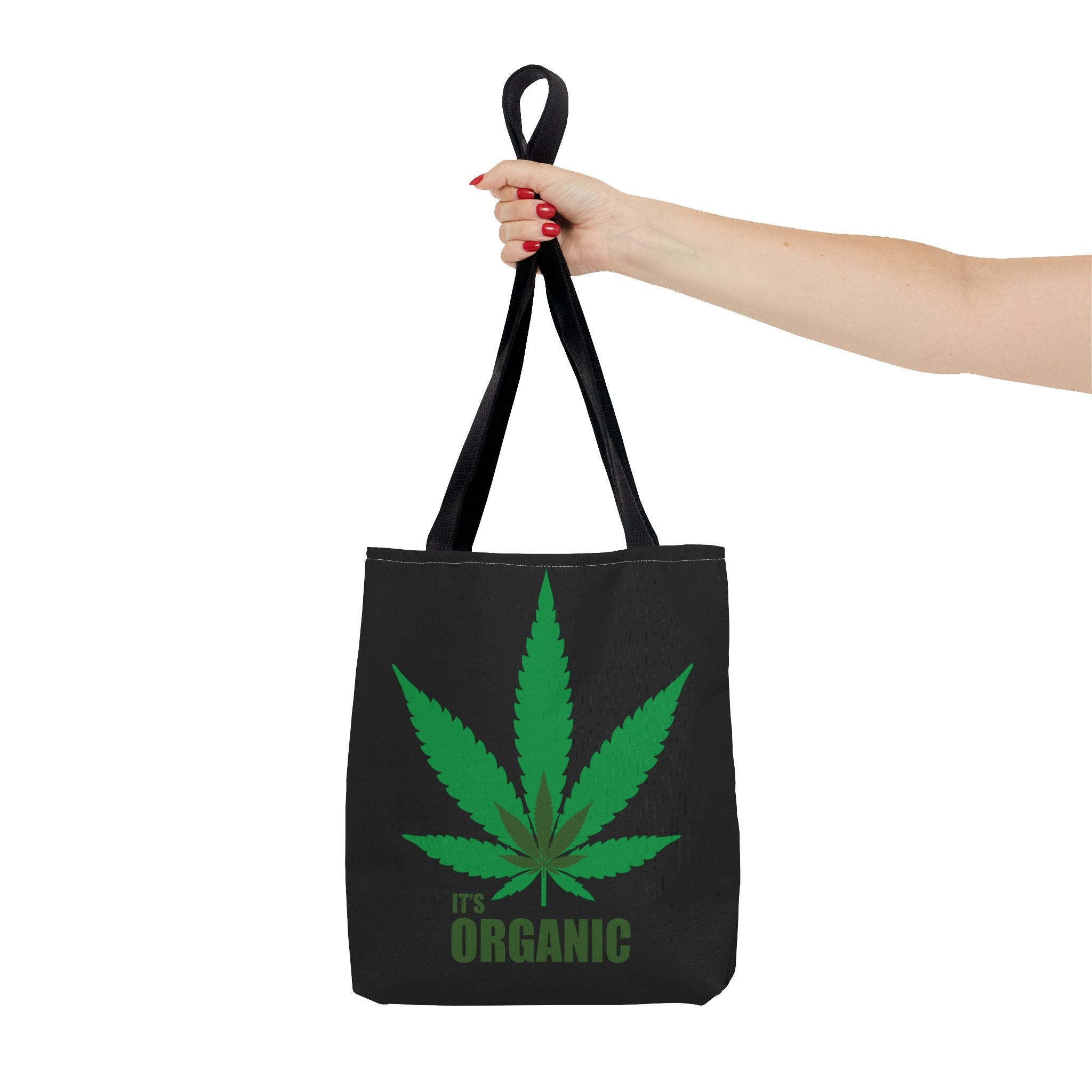 "It's Organic Cannabis" Black Tote Bag!