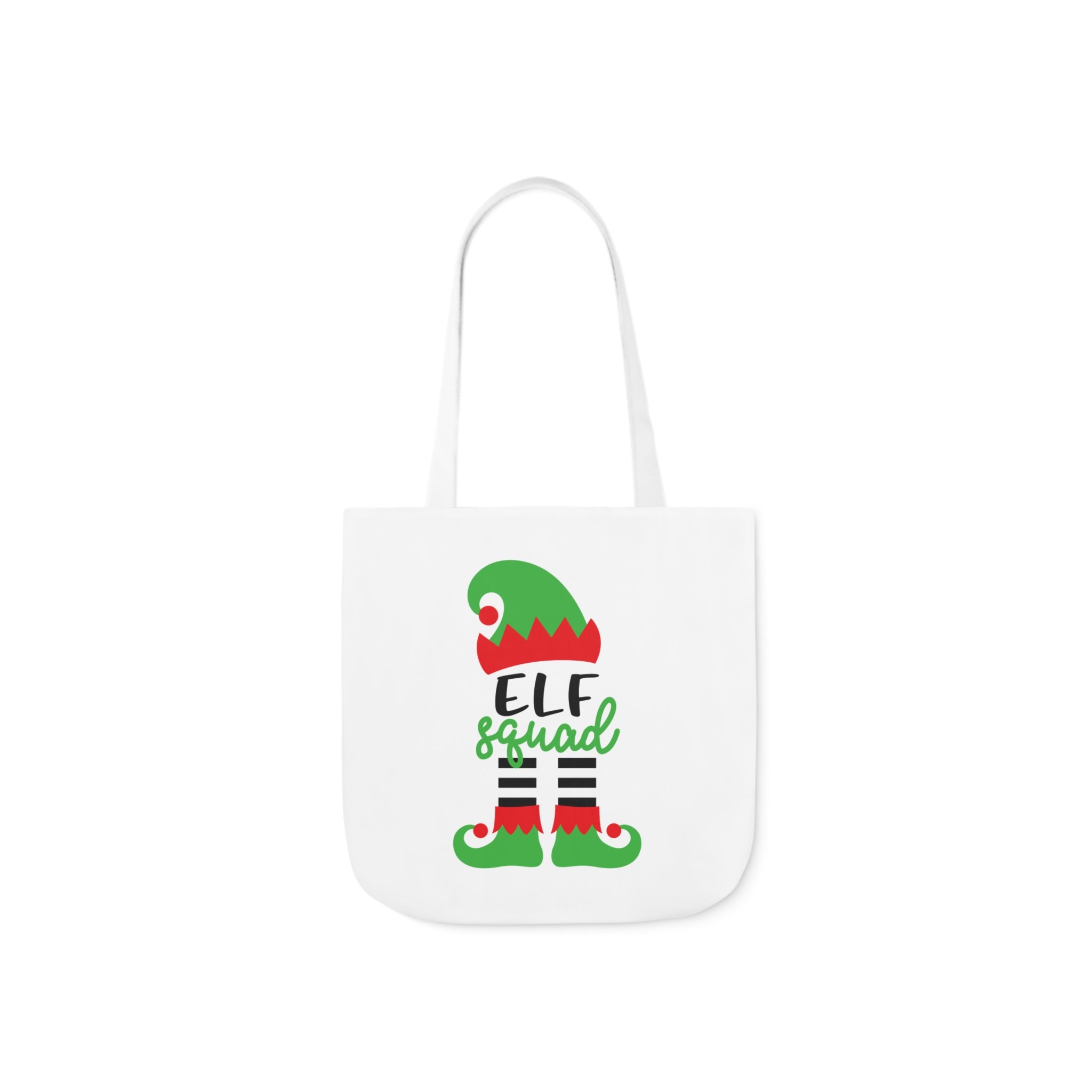 Elf Squad White Canvas Tote Bag!