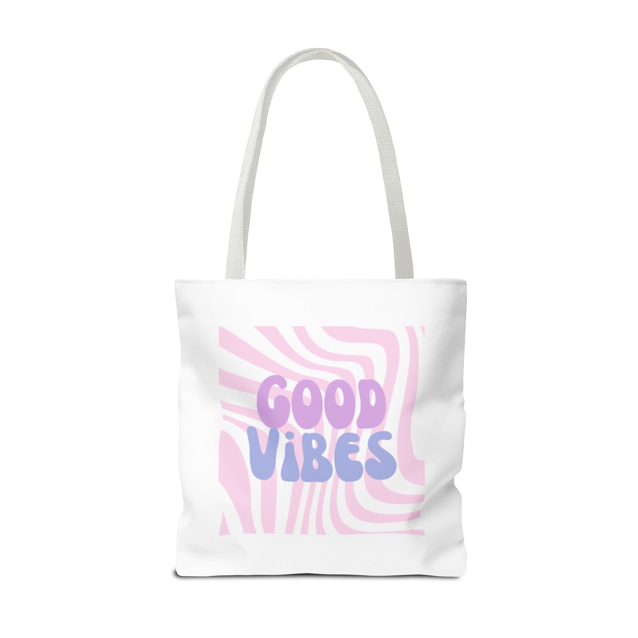 Good Vibes Tote in White!