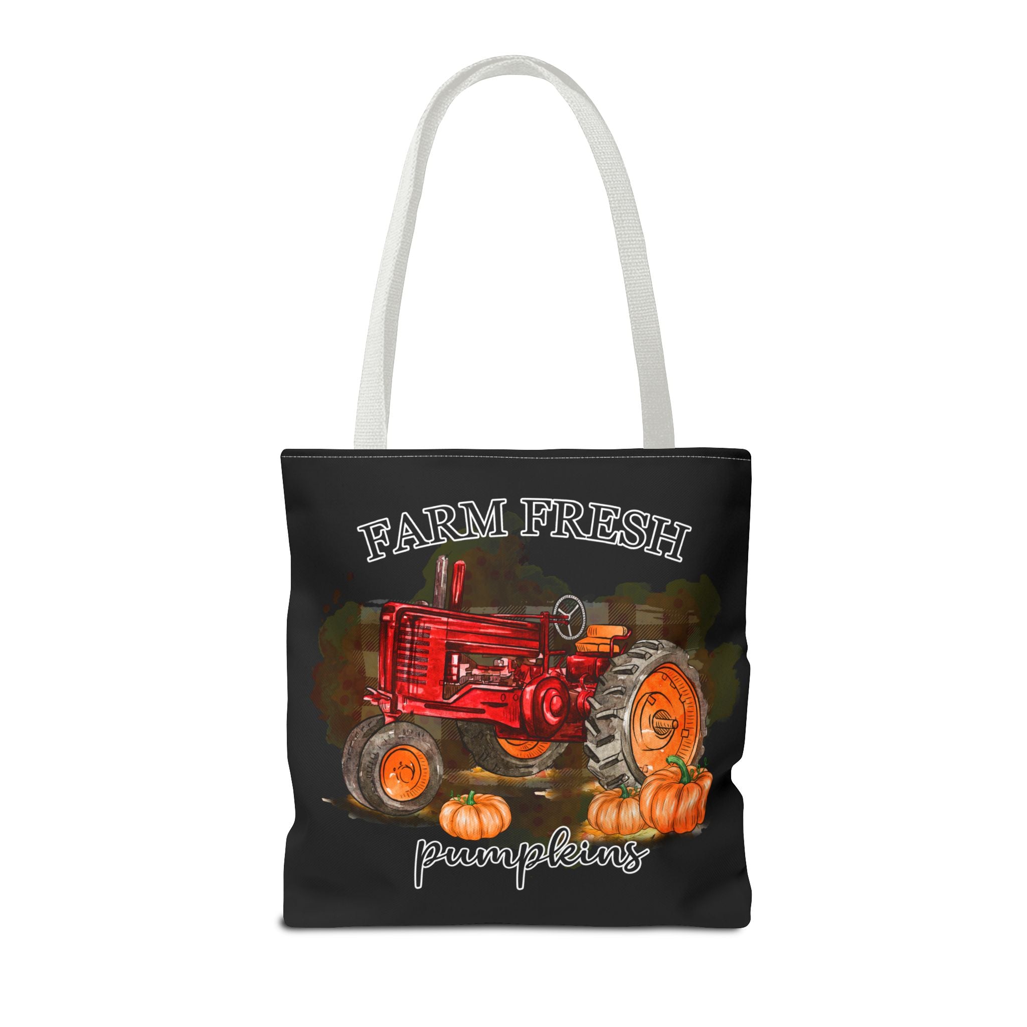 Black Farm Fresh Pumpkin Tote Bag!