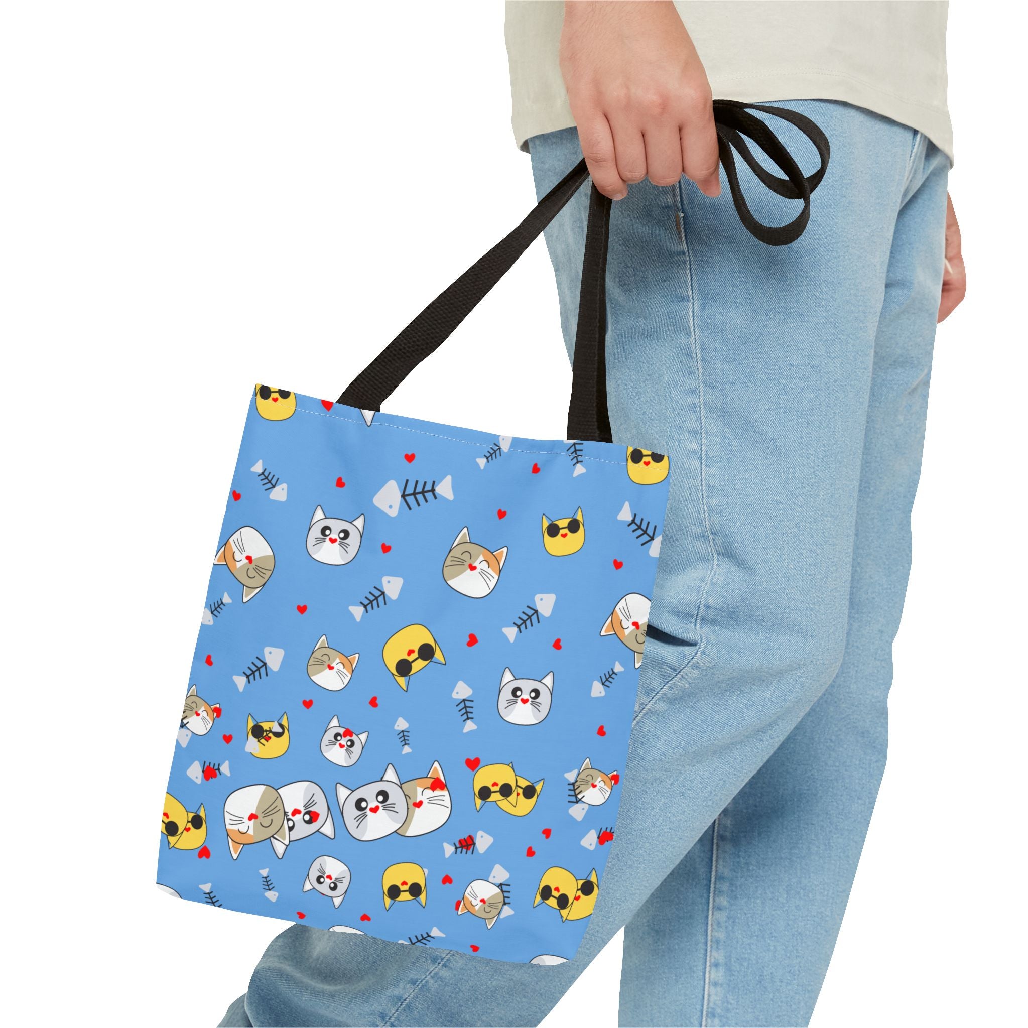 Blue Cat Tote Bag!