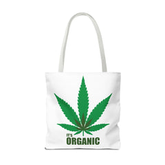 "It's Organic Cannabis" White Tote Bag!