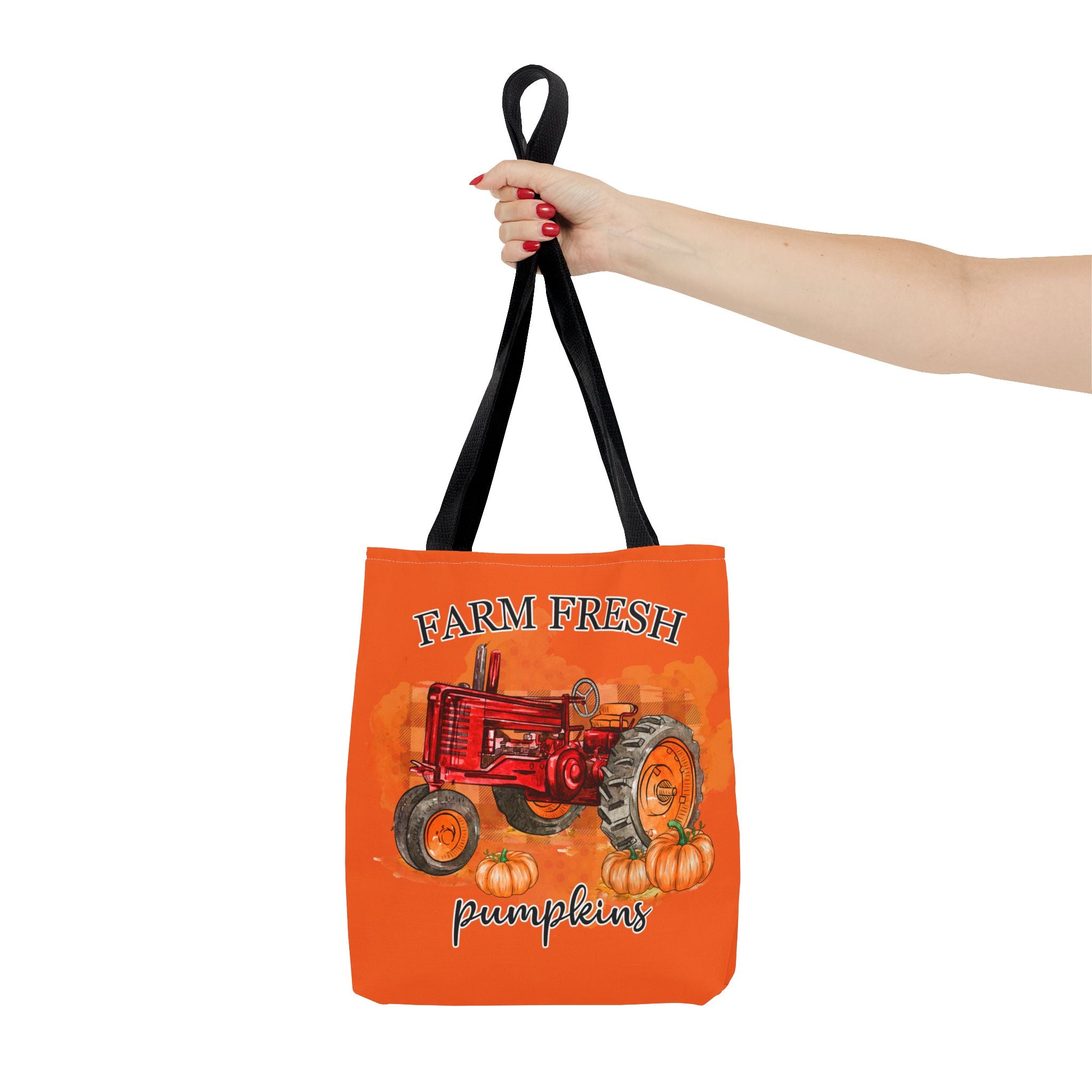 Orange Farm Fresh Pumpkin Tote Bag!