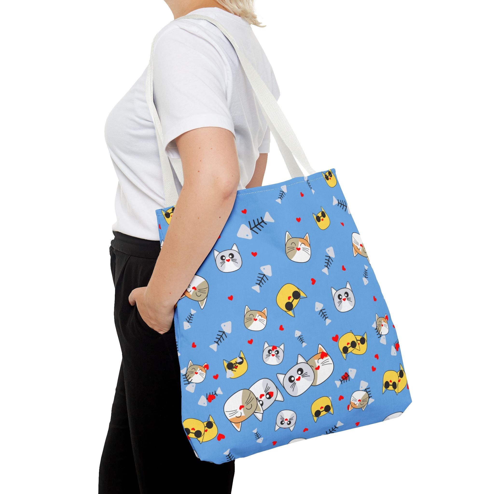 Blue Cat Tote Bag!