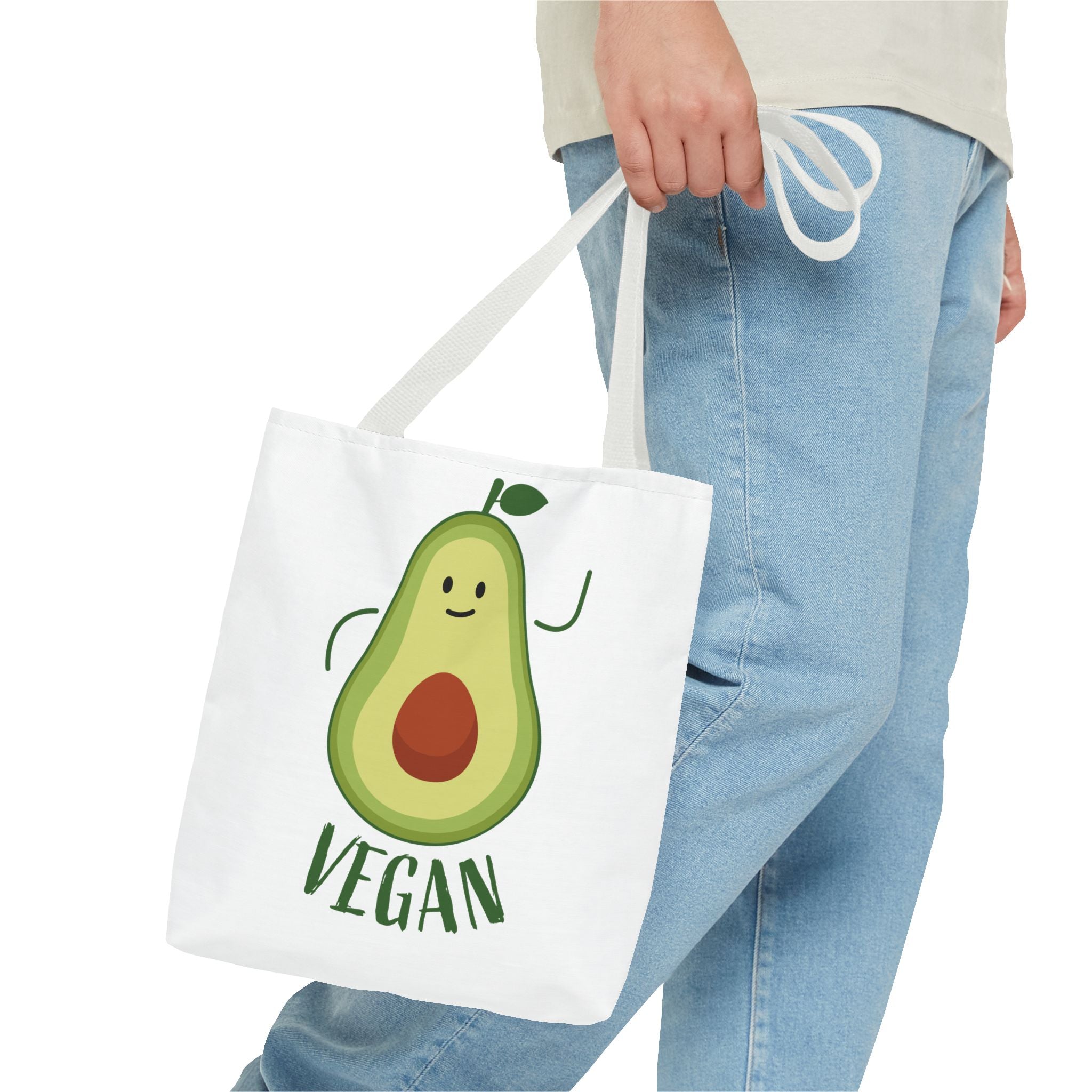 White Vegan Tote Bag!