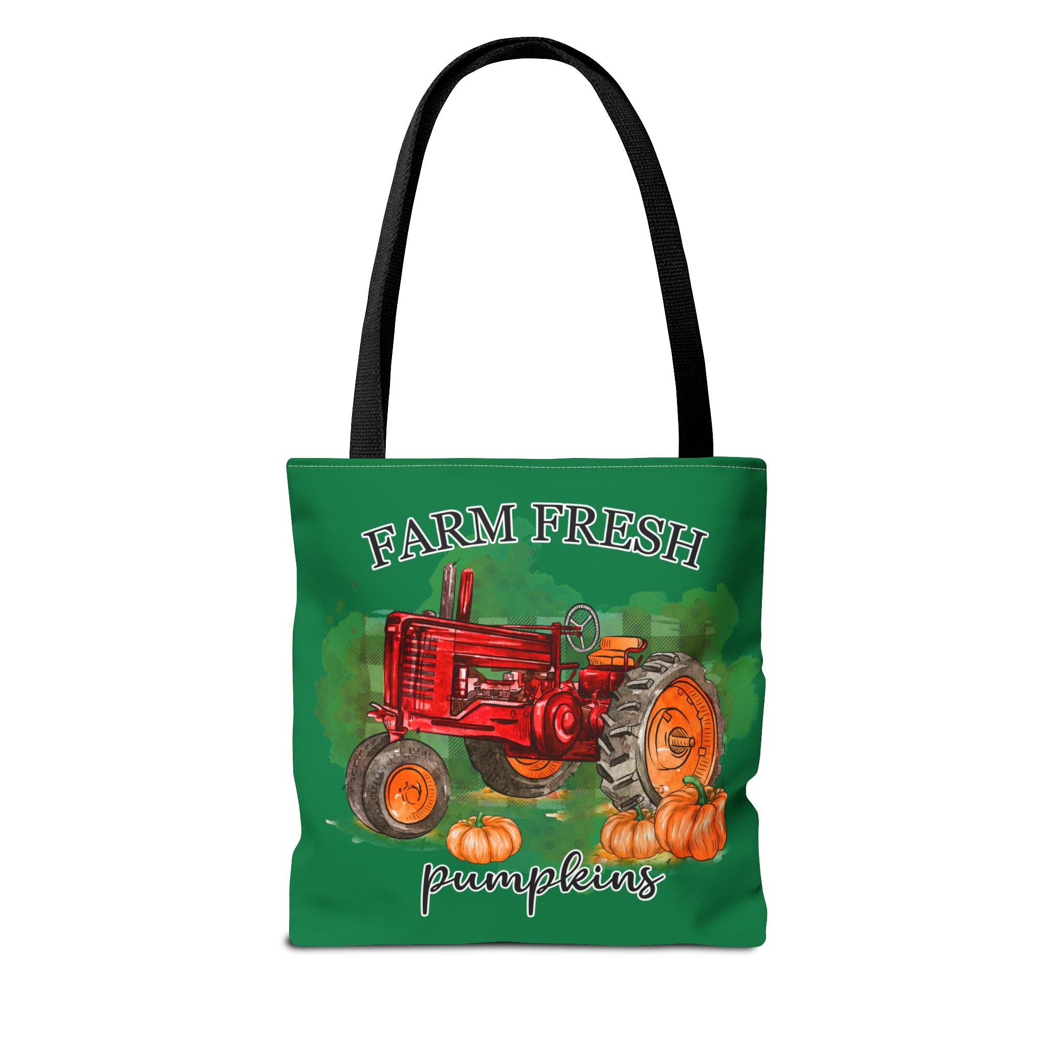 Dark Green Farm Fresh Pumpkin Tote Bag!