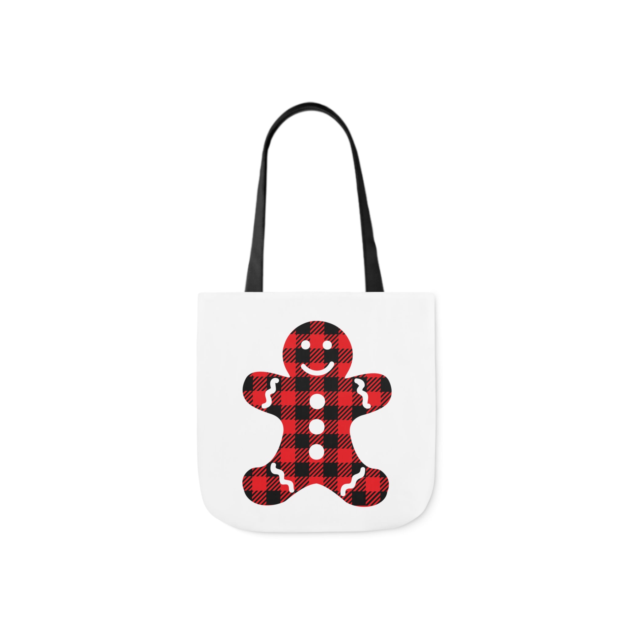 Plaid Gingerbread Christmas Tote Bag!