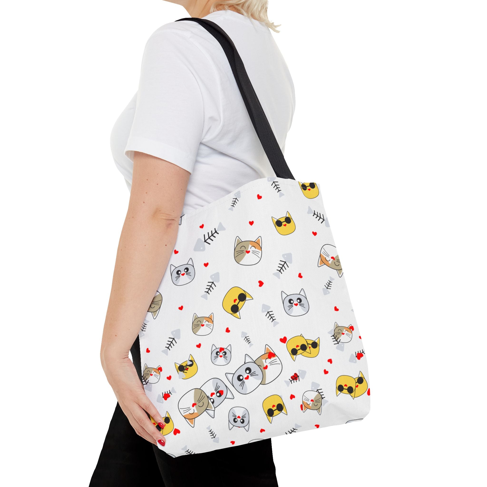 White Cat Tote Bag!