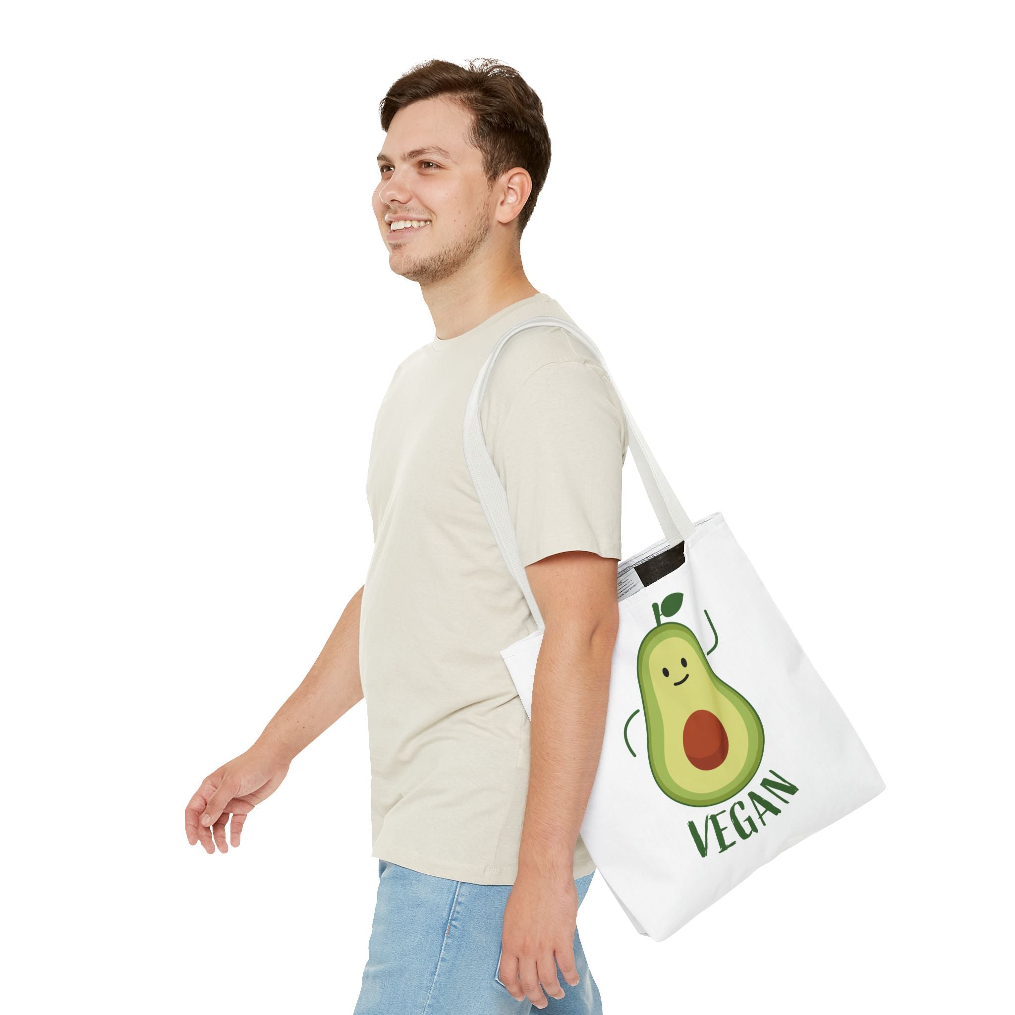 White Vegan Tote Bag!