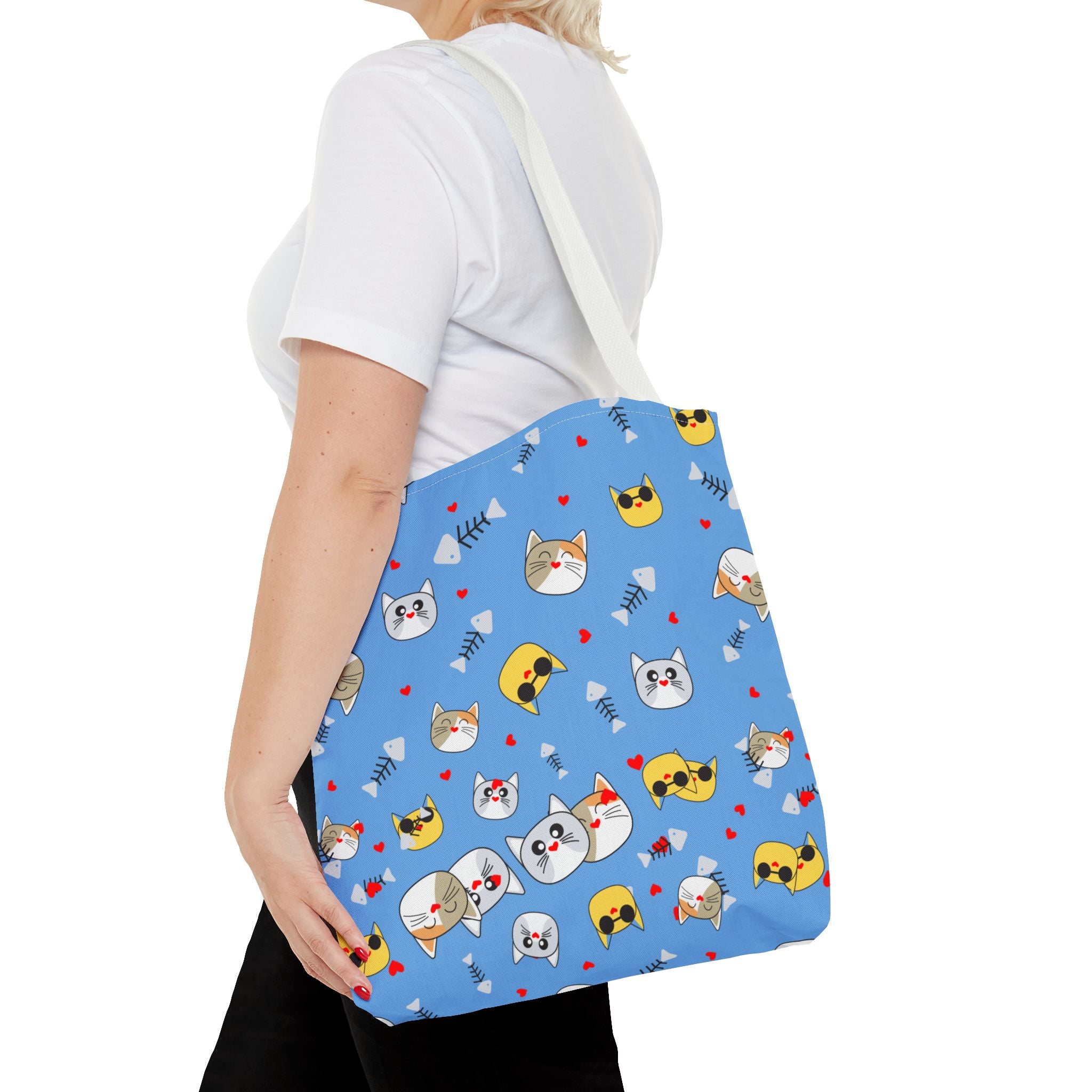 Blue Cat Tote Bag!