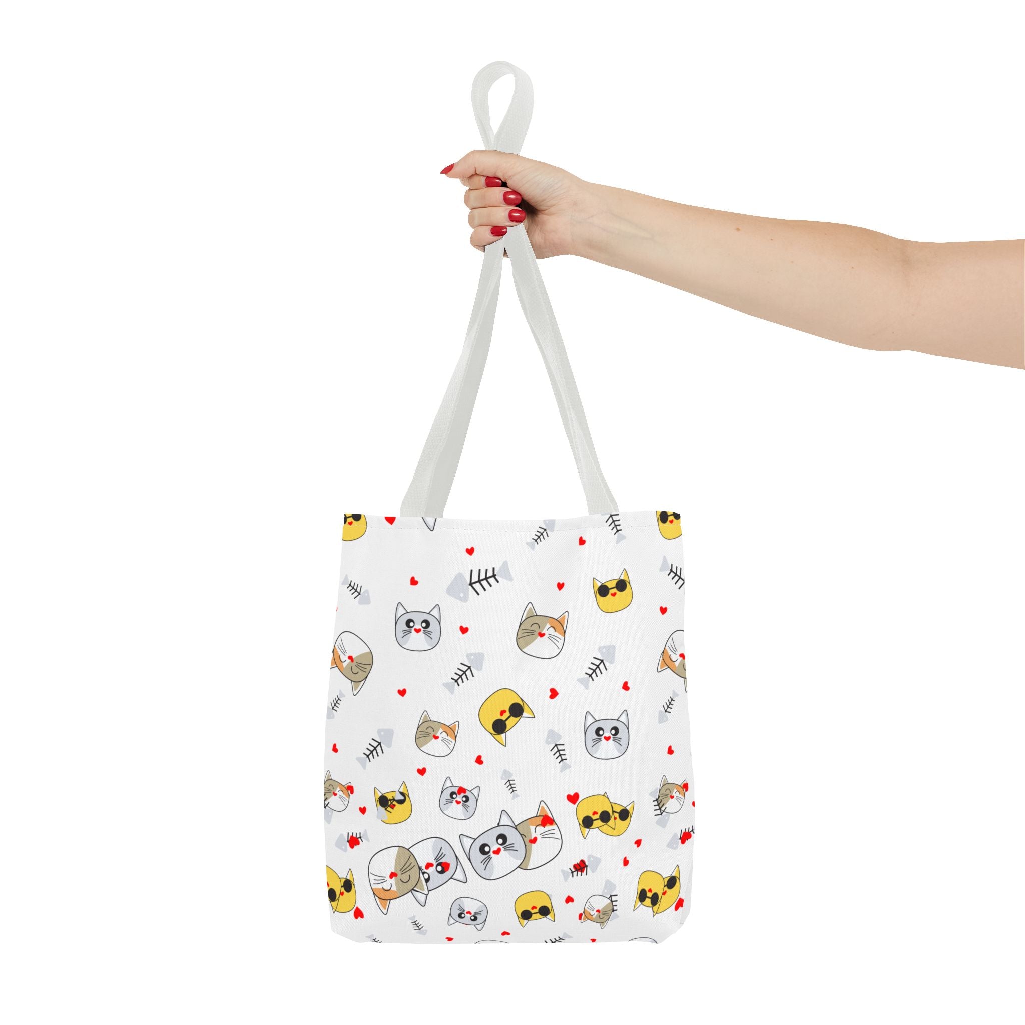 White Cat Tote Bag!