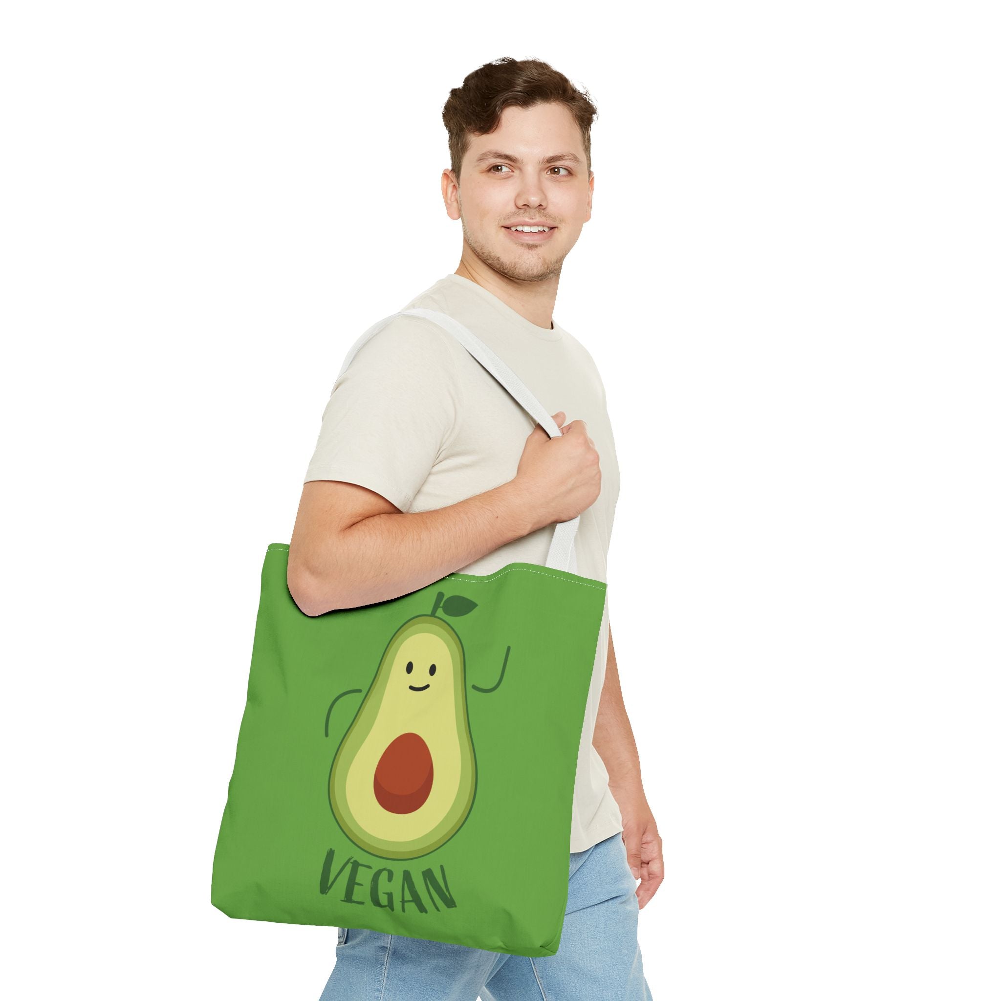 Green Vegan Tote Bag!