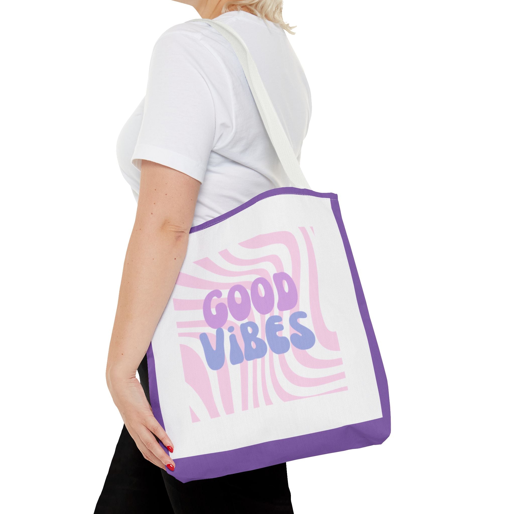 Good Vibes Tote - Light Purple!