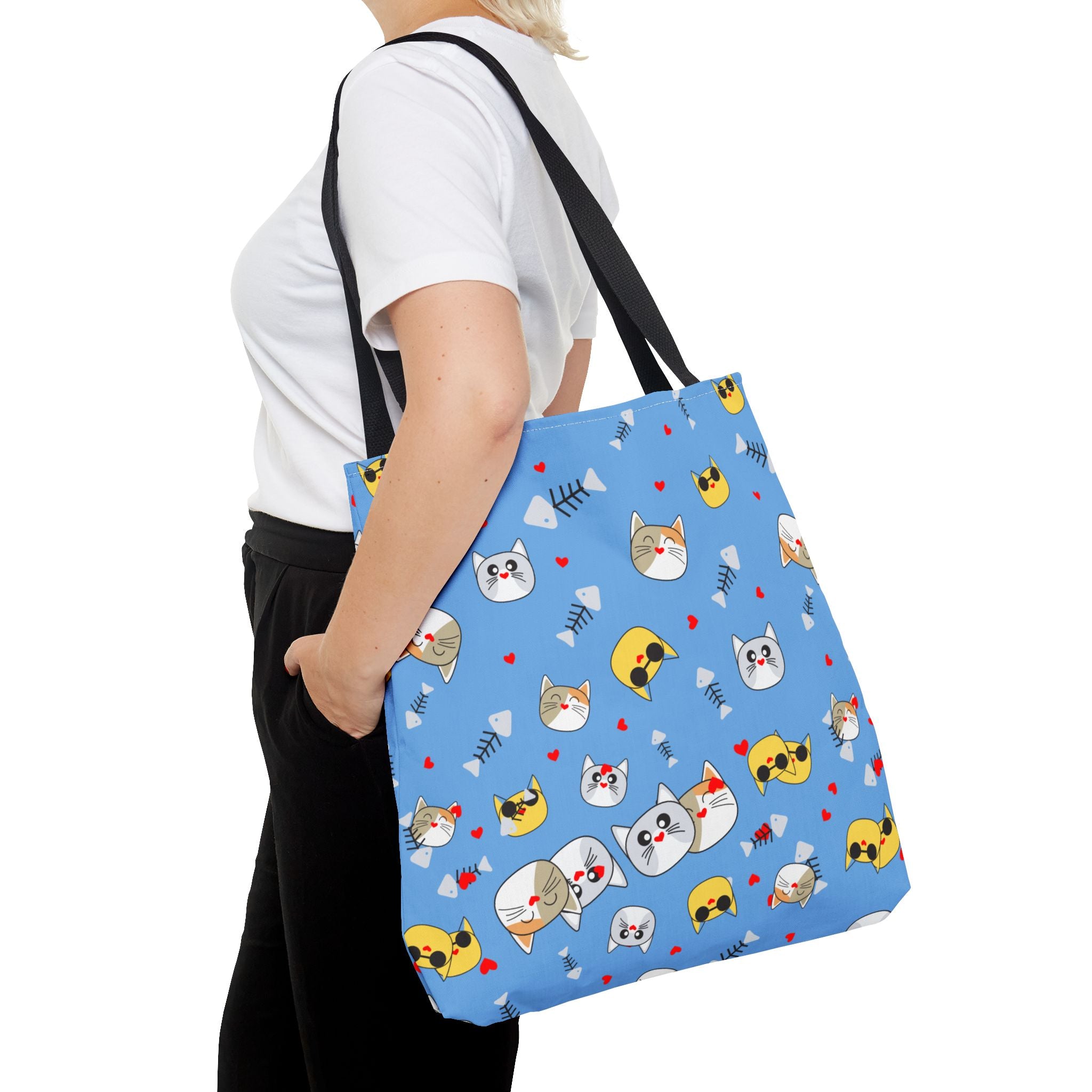 Blue Cat Tote Bag!