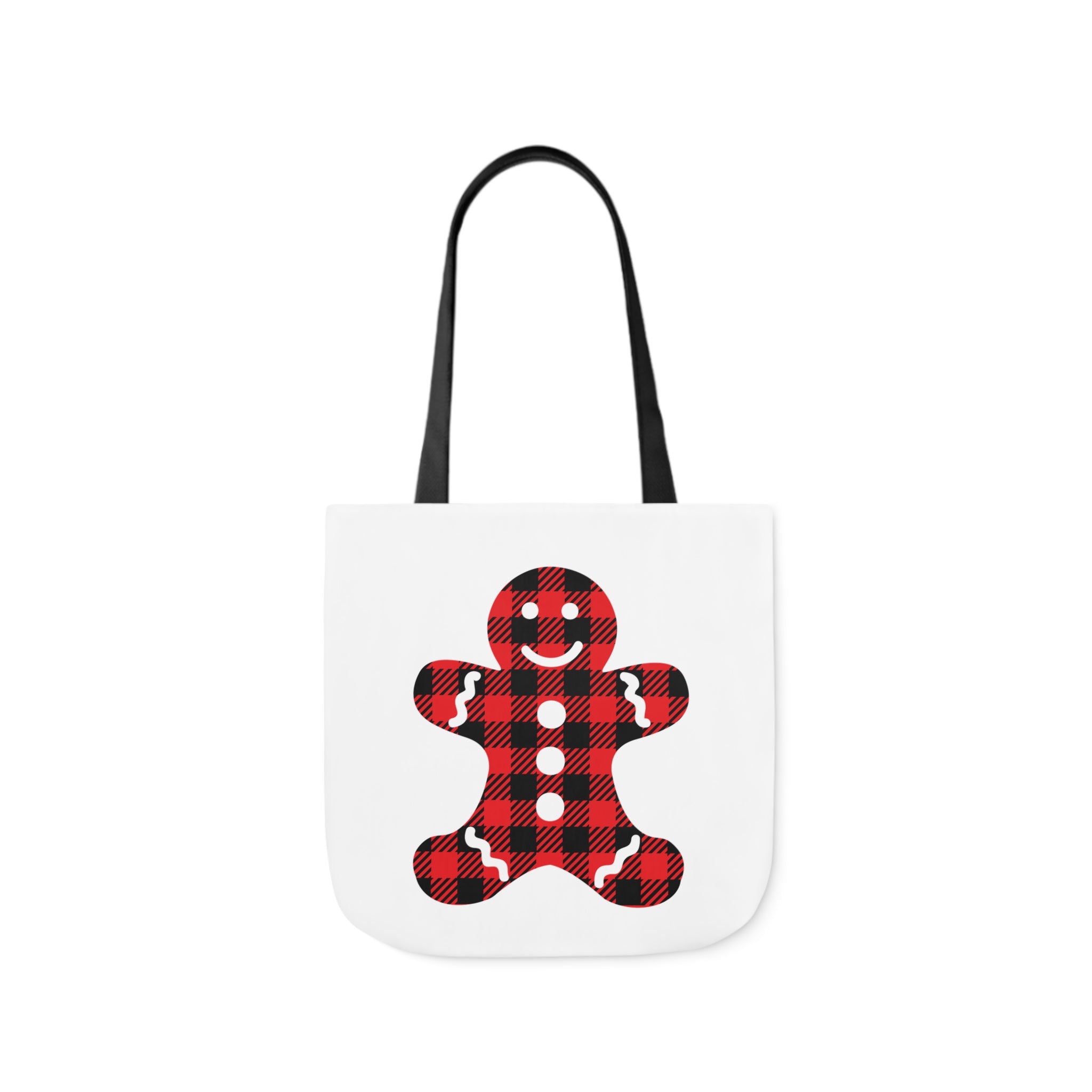 Plaid Gingerbread Christmas Tote Bag!