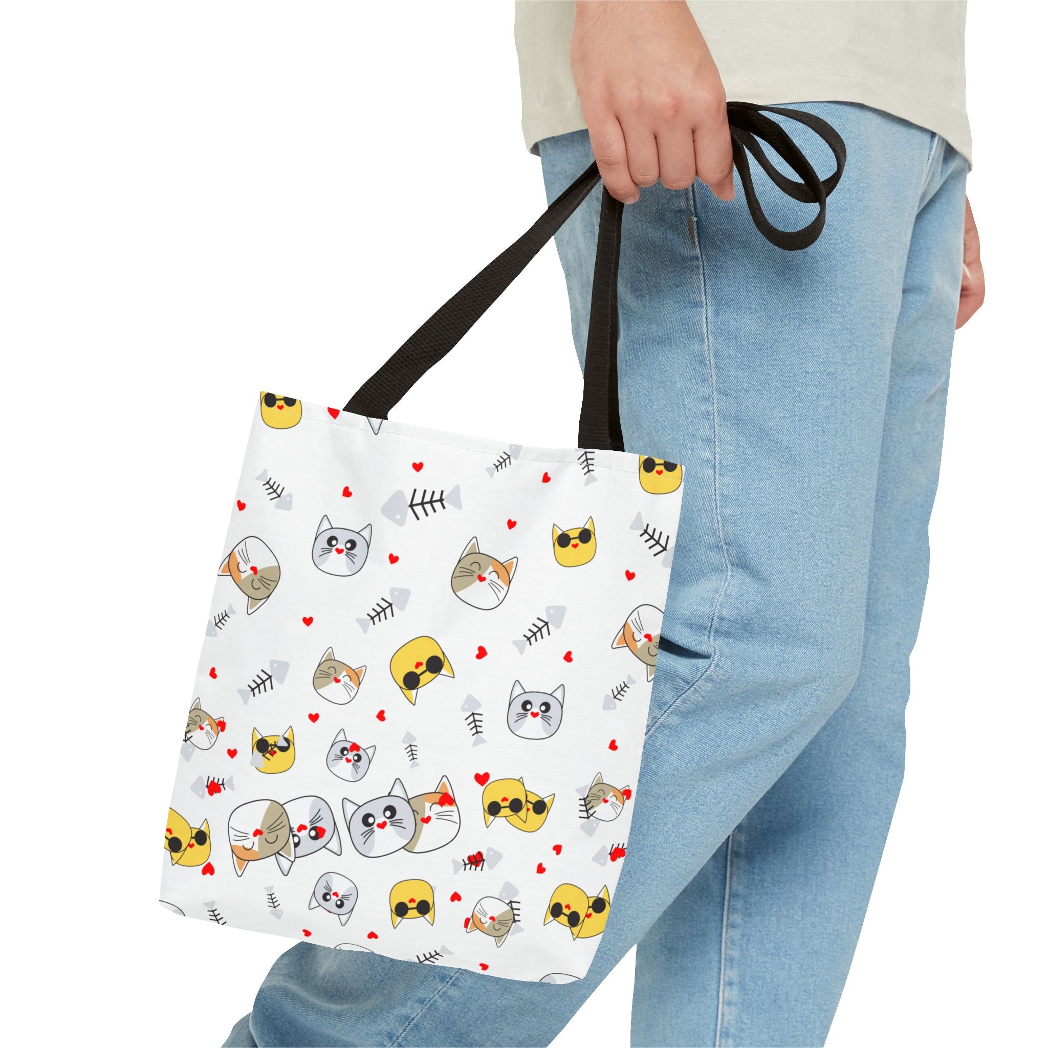 White Cat Tote Bag!