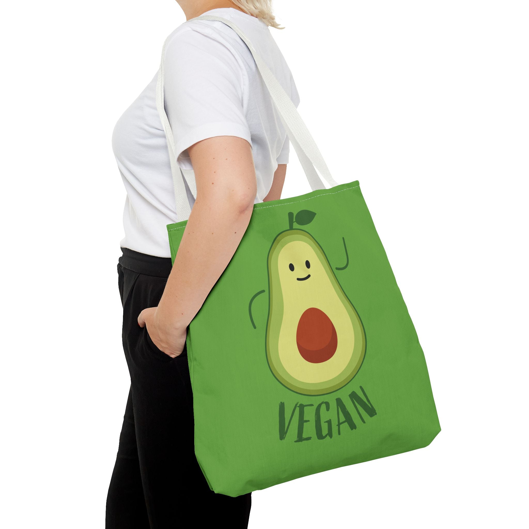 Green Vegan Tote Bag!