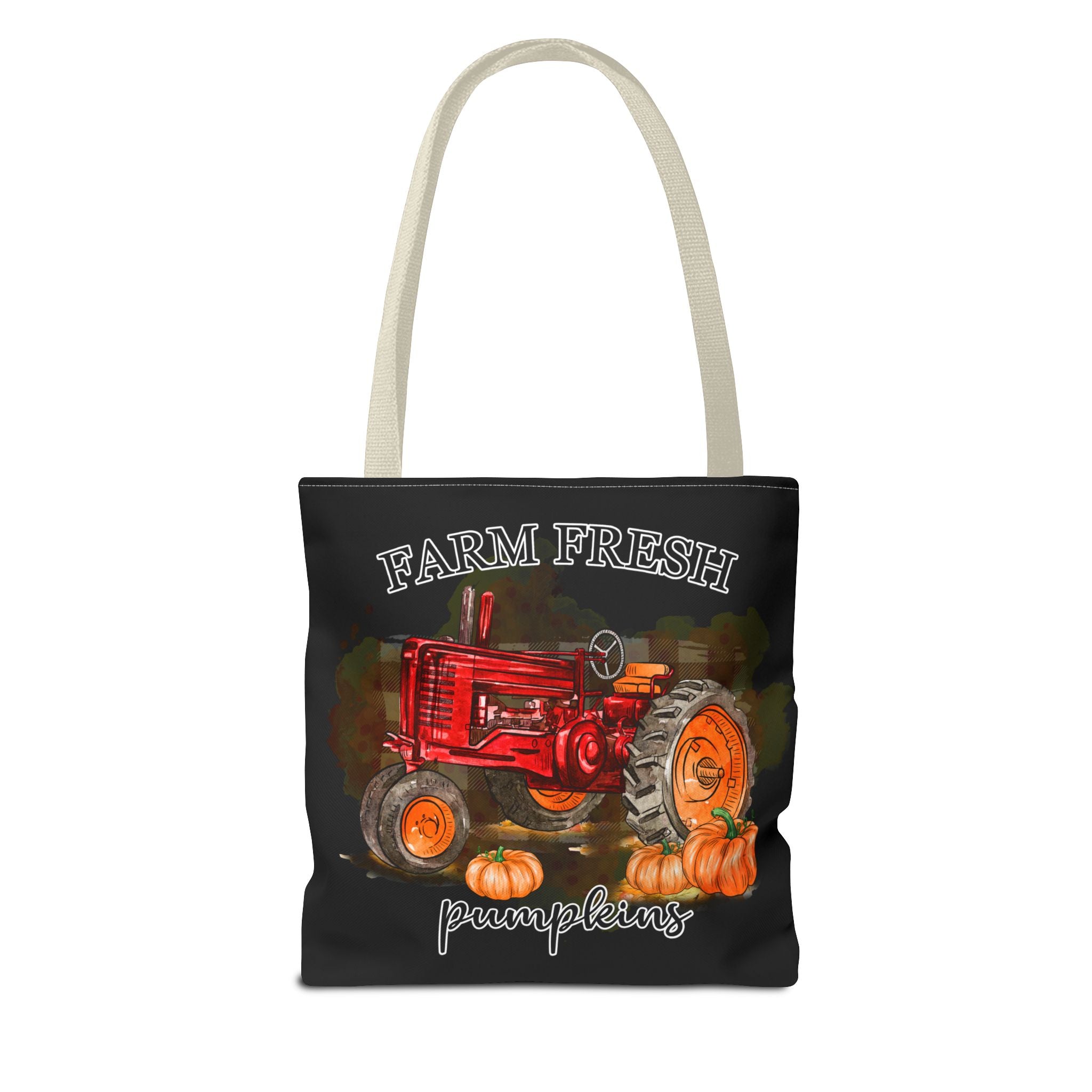 Black Farm Fresh Pumpkin Tote Bag!