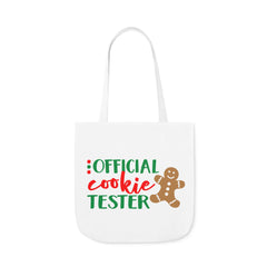 Official Christmas Cookie Tester Canvas Tote Bag!